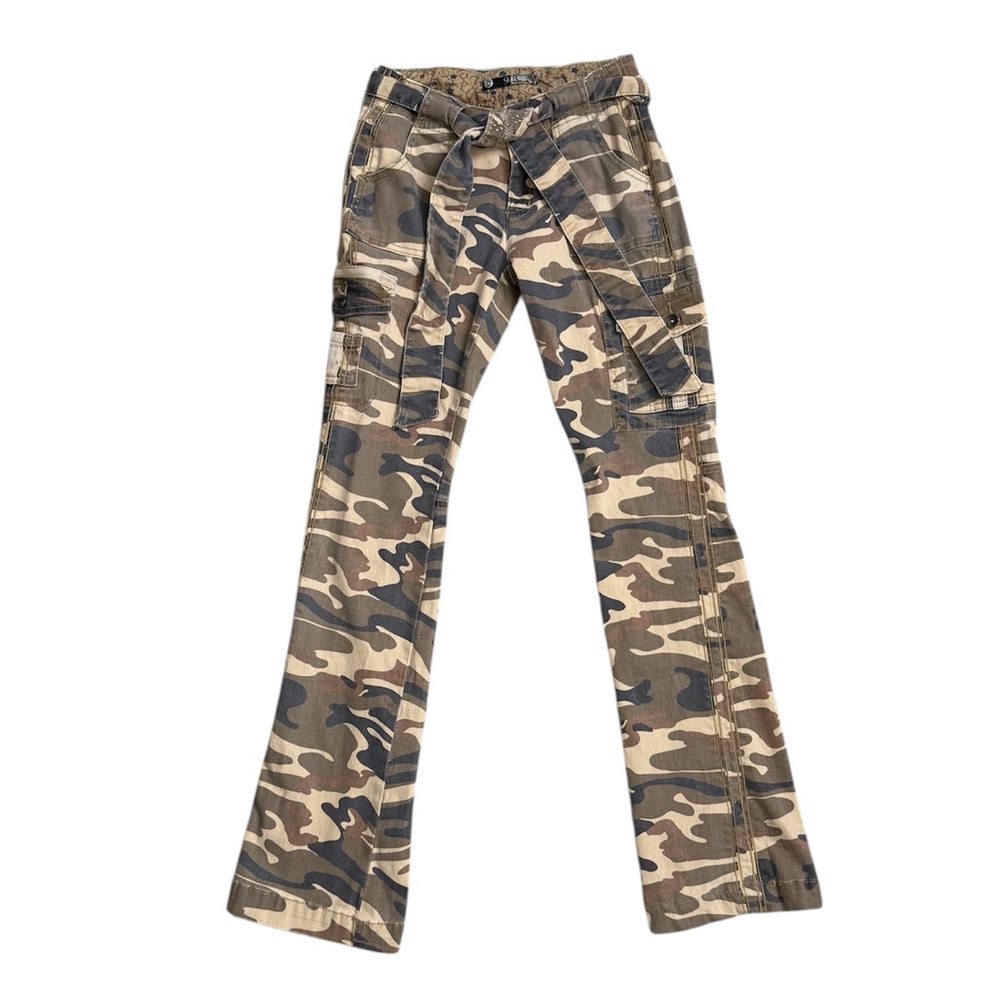 Y2K Camo Pants Jeans Brown Flare Bootcut Slim Skinny Cargo Belted 1 2 3
